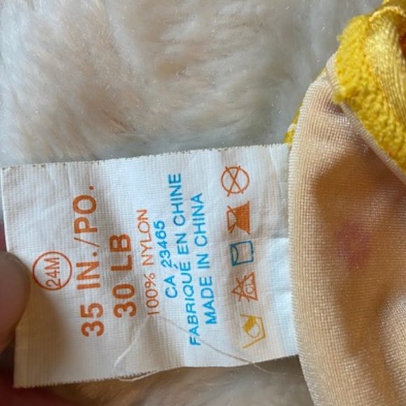 2/$25 Aqua Plus Yellow-Gold swim suit Girls Size 24 MTHS - Picture 3 of 9